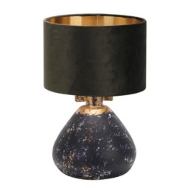 4108 DK/GD Ceramic Table Lamp With Shade