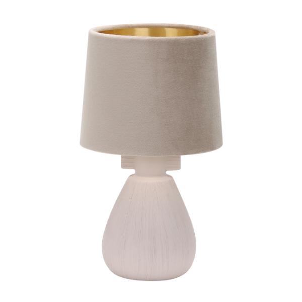 4110 BE Ceramic Table Lamp With Shade