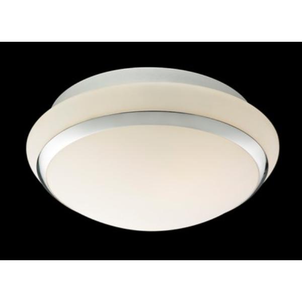 IP44 Bathroom Light opal shade 10&quot; sb