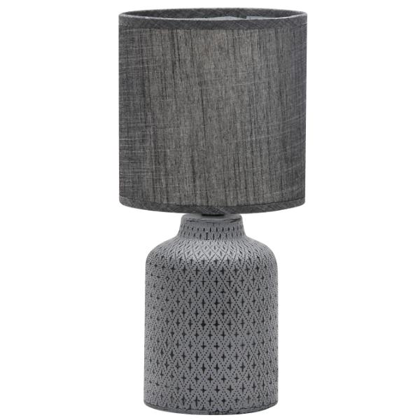 5015S D GRY Ceramic Table Lamp With Shade