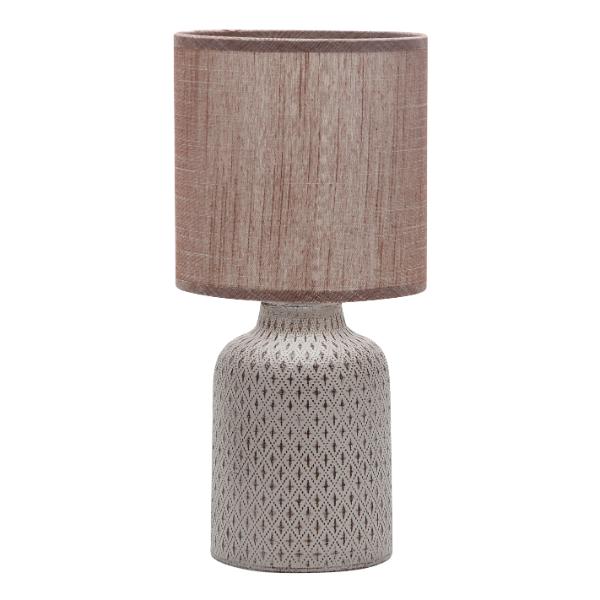 5015S TAN Ceramic Table Lamp With Shade