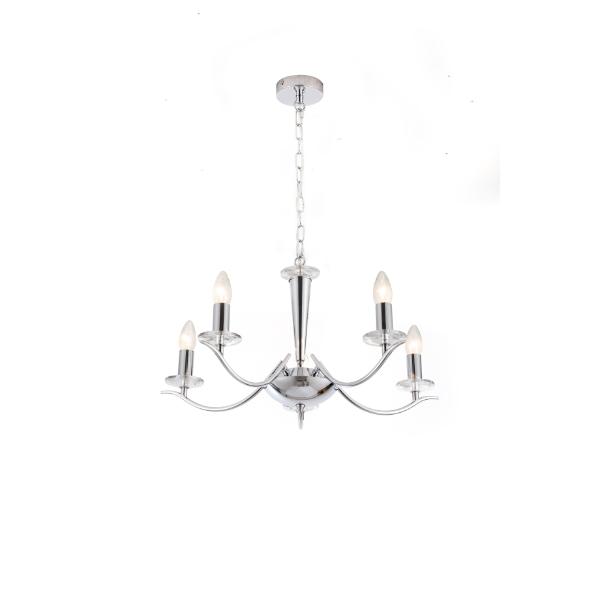 5 light Chrome Ceiling light