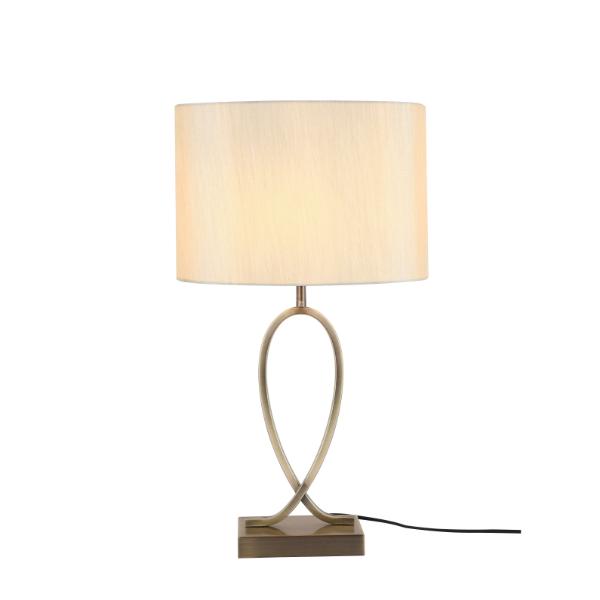 317 TL Table Lamp With Shade Antique