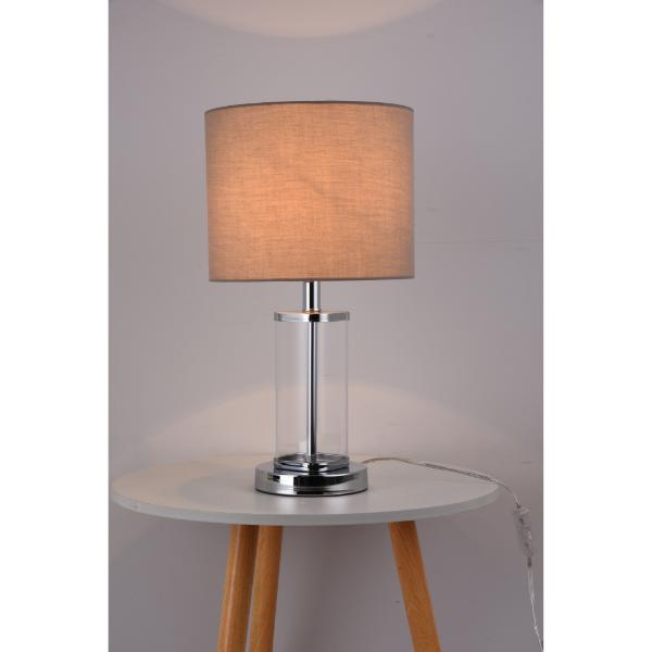 323 TL Table Lamp With Shade Chrome