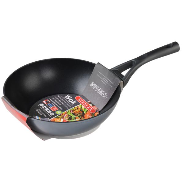 Steelex Wok Non Stick With Induction 28Cm