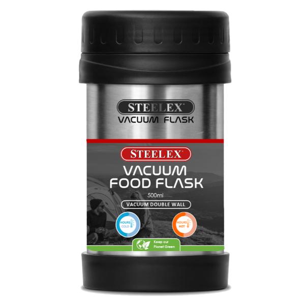 Steelex Vacuum Food Flask 500ml Stainless Steel