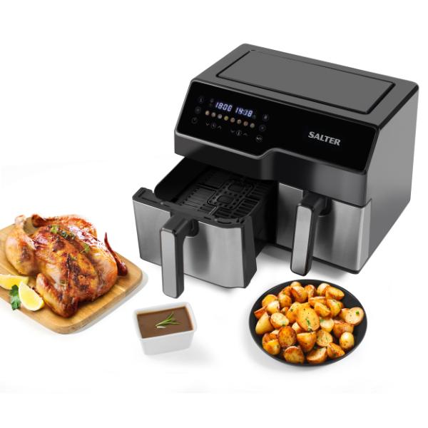 Salter EK5729 Dual Basket Air Fryer 9L