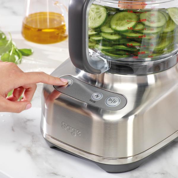 Sage SFP638BSS2GUK1 The Paradice 9 Compact Food Processor &amp; Blade Storage - Brushed Stainless Steel