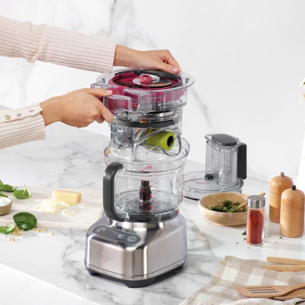 Sage SFP638BSS2GUK1 The Paradice 9 Compact Food Processor &amp; Blade Storage - Brushed Stainless Steel