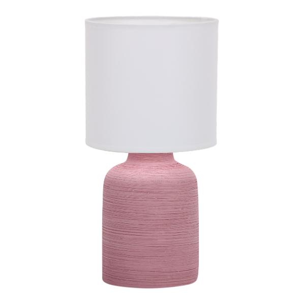 Pink Ceramic Table Lamp with Shade