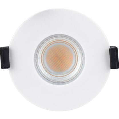 Luceco F-Type Downlight MK2 4W/6W 690 Lumens Dim 2 Warm IP65 White