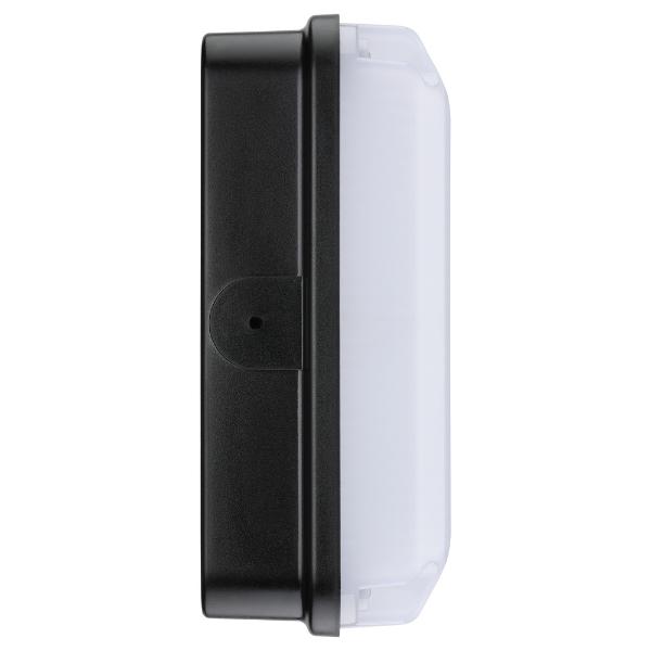 Luceco Mosi Square Black Bulkhead IP65 190mm Diameter 735 Lumens