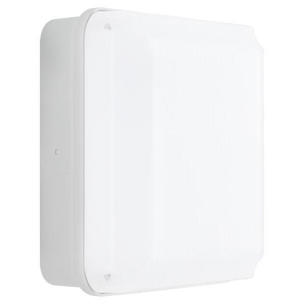 Luceco Mosi Square White Bulkhead IP65 200mm Diameter 735 Lumens