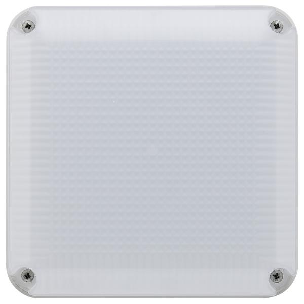 Luceco Mosi Square White Bulkhead IP65 200mm Diameter 735 Lumens