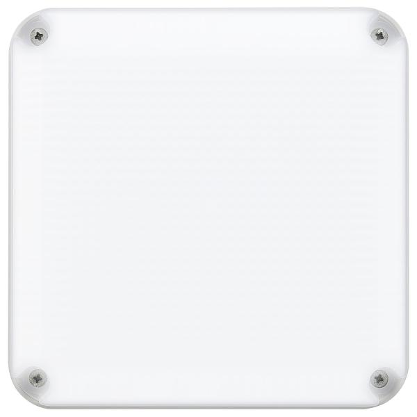 Luceco Mosi Square White Bulkhead IP65 200mm Diameter 735 Lumens