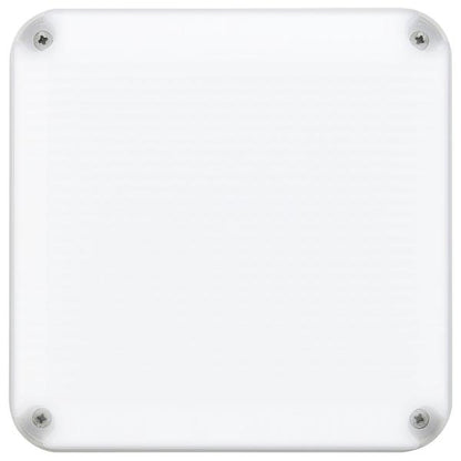 Luceco Mosi Square White Bulkhead IP65 200mm Diameter 735 Lumens