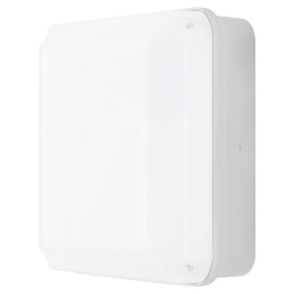 Luceco Mosi Square White Bulkhead IP65 200mm Diameter 735 Lumens