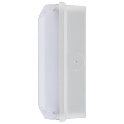 Luceco Mosi Square White Bulkhead IP65 200mm Diameter 735 Lumens