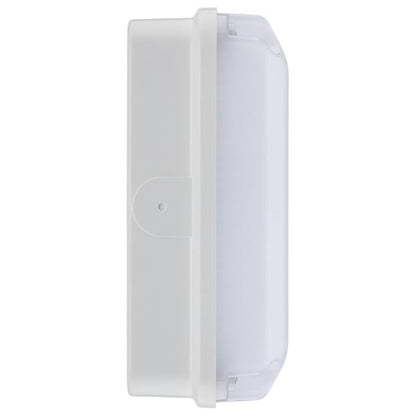 Luceco Mosi Square White Bulkhead IP65 200mm Diameter 735 Lumens