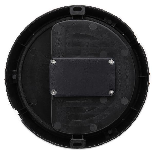 Luceco Eco Mini Round Bulkhead IP54 450 Lumens 5.5 Watt 4000k Supplied Black &amp; White Trim