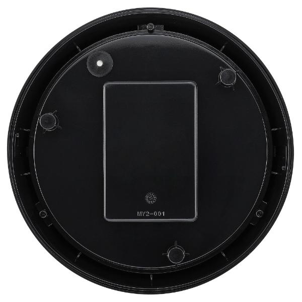 Luceco Eco Round Bulkhead Eyelid PIR IP54 400 Lumens 10 Watt 4000k Supplied Black &amp; White Trim