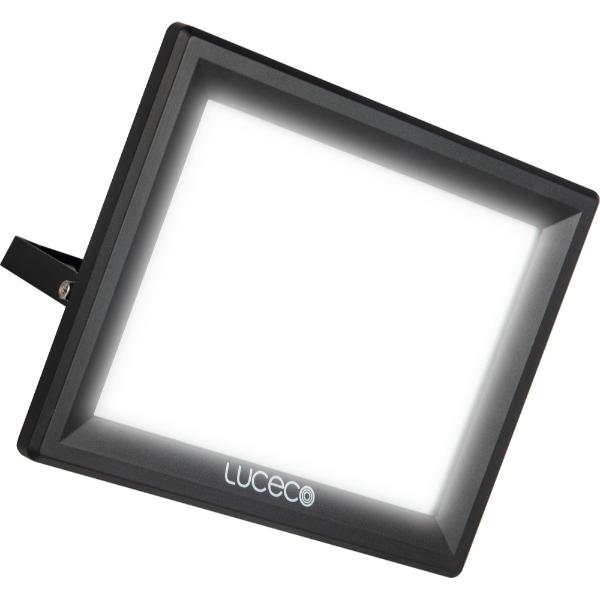 Luceco Essence 100w Floodlight with Ball Joint 1m Cable Black IP65