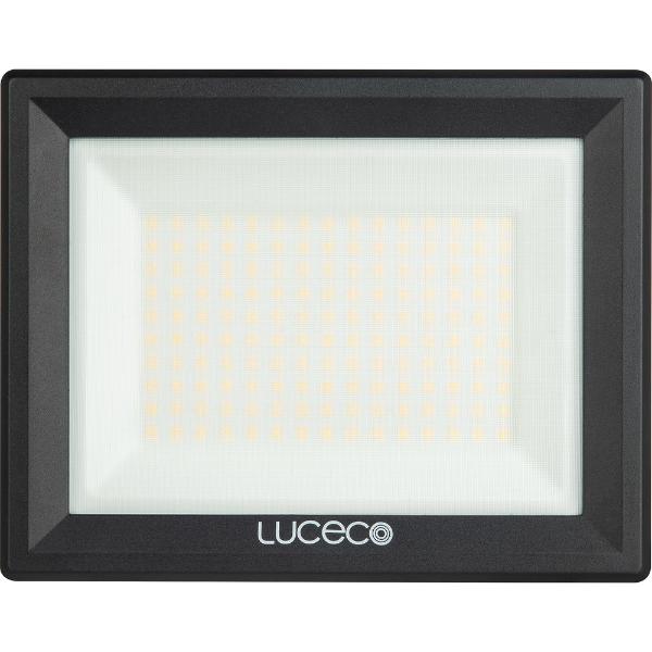 Luceco Essence 100w Floodlight with Ball Joint 1m Cable Black IP65