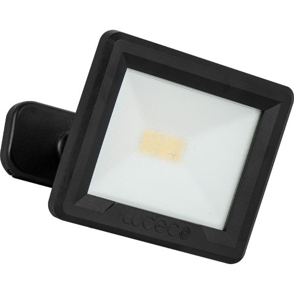 Luceco Essence 10 Watt Floodlight with Ball Joint 1 Metre Cable  Black IP65