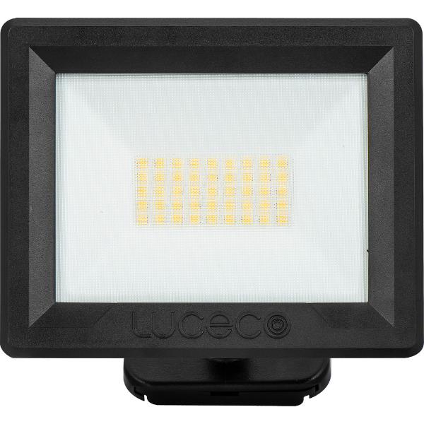 Luceco Essence 30 Watt Floodlight with Ball Joint 1 Metre Cable - Black IP65