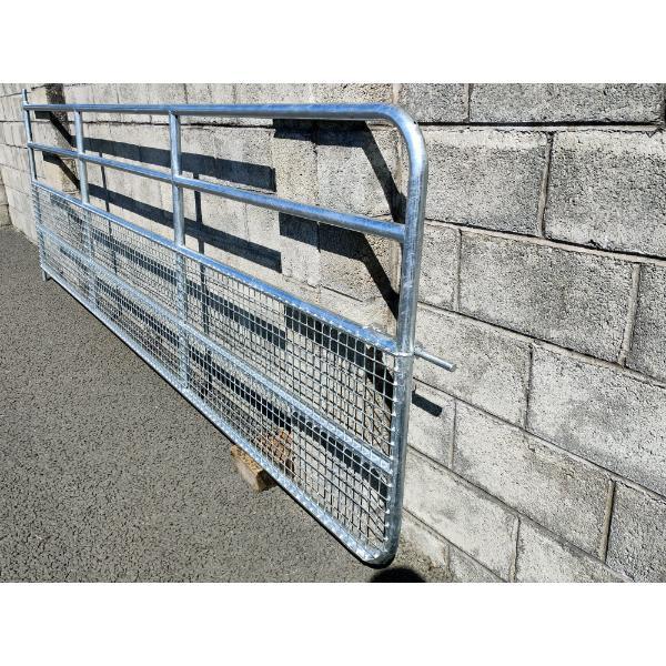 Buffalo GL6 Galvanised Half Mesh Farm Gate 8FT