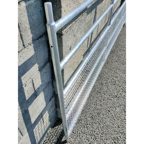 Buffalo GL6 Galvanised Half Mesh Farm Gate 12FT