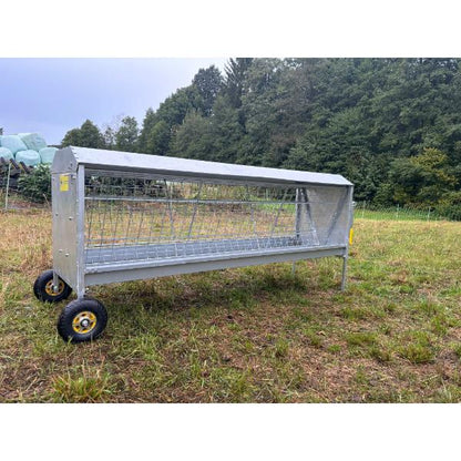 Buffalo 6Ft Hay Racks on Wheels with Feeding Tray