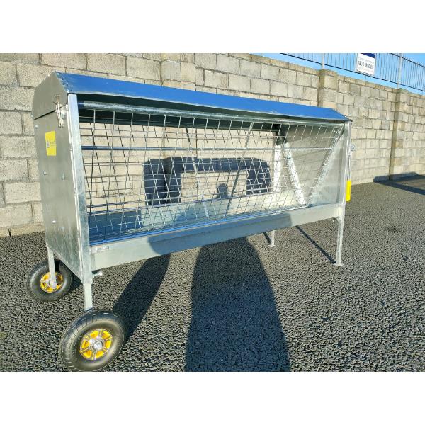 Buffalo 6Ft Hay Racks on Wheels with Feeding Tray