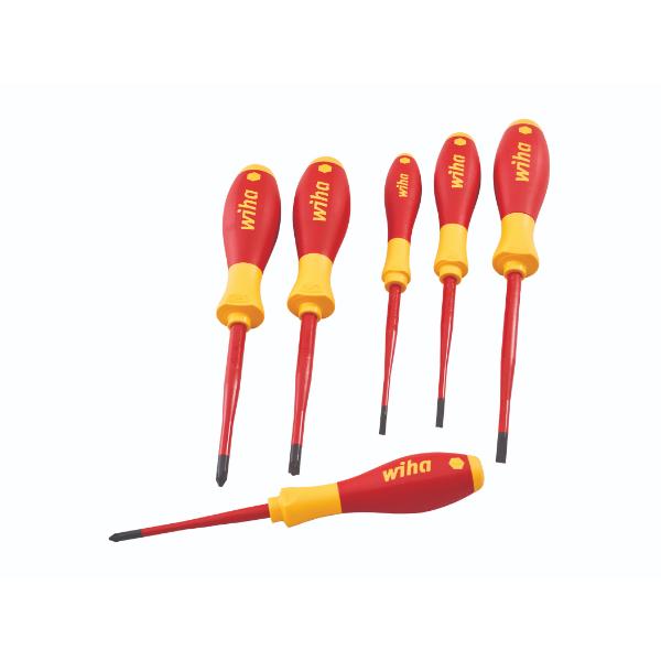 Wiha 6 Piece Slimfix VDE Screwdriver Set