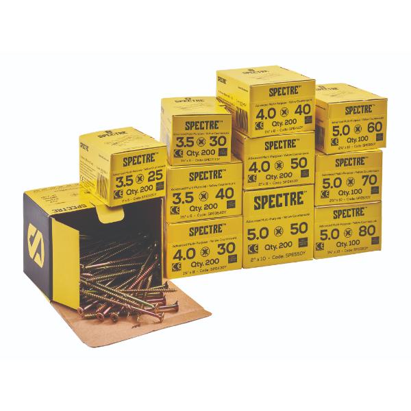 Spectre 1800 Piece Advanced Trade Screw Pack