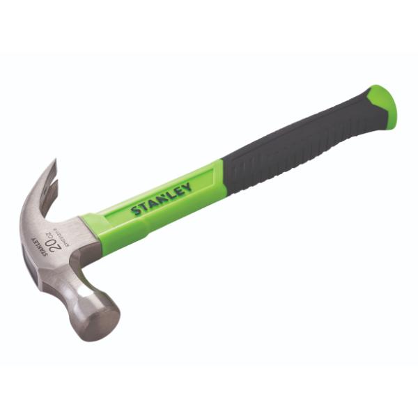 Stanley 567g (20oz) Hi-Vis Claw Hammer