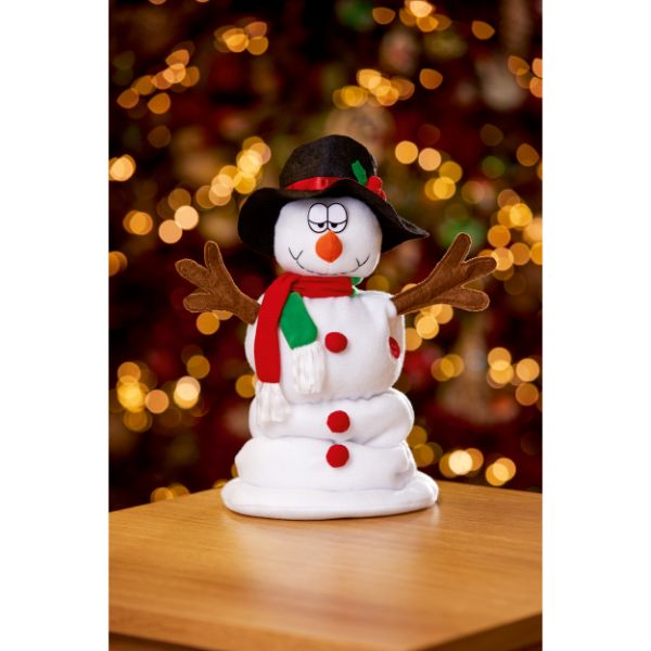 35cm Battery Operated Singing Sherbert The Snowman With Try Me