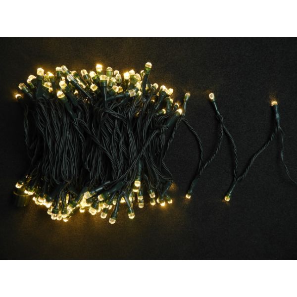 240 LED Warm White Connectable Diamond String  Christmas Lights