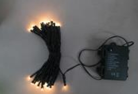 Christmas Battery Operated 50 Warm White LED Multi function Lights