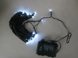 Christmas Battery Operated 50 White LED Multi Function Lights