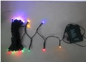 Christmas Battery Operated 50 Multi Colour LED Multi Function Lights