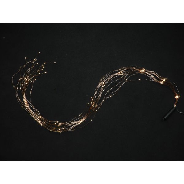 192 LED Warm White Battery Operated Copper Wire Christmas Lights