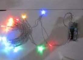 Christmas Battery Operated 25 Multi Colour LED Multi Function Lights