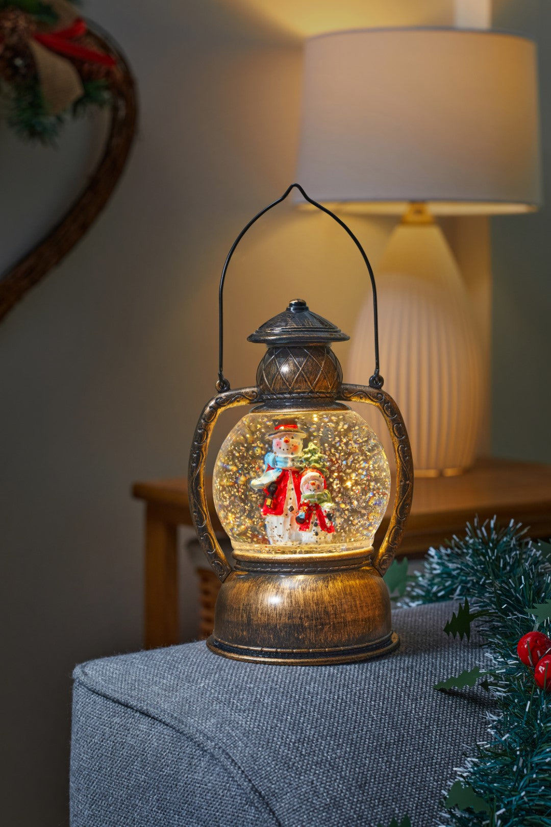 Three Kings SnowSwirl Frosty Lantern