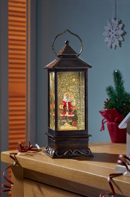 Three Kings SnowSwirl Santa Lantern