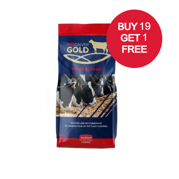 Pre Calver Gold Elite + Mag+Vit E  25Kg - Bundle of 20 bags Offer