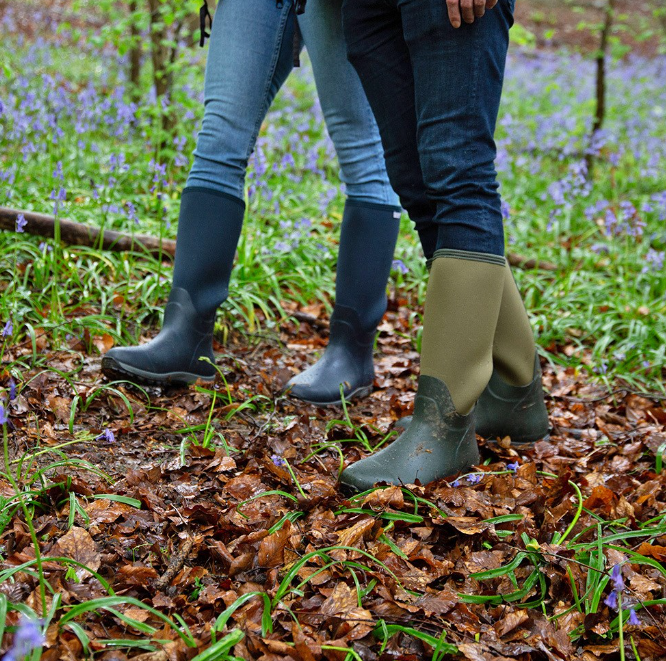 Town &amp; Country  Buckingham Rubber Boot Navy