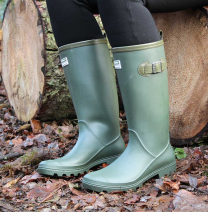 Town &amp; Country Burford PVC Boots Green