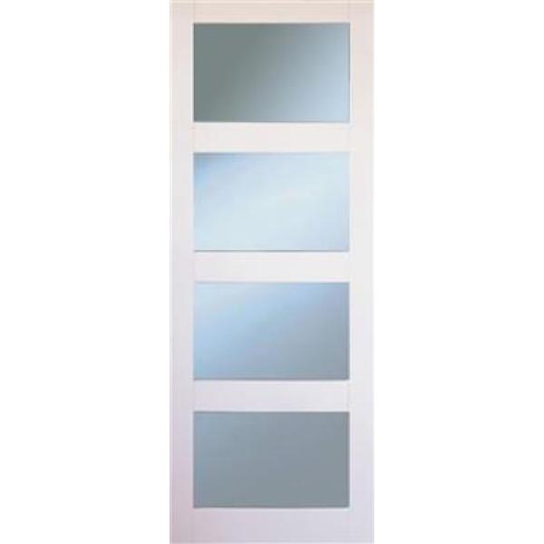 Indoors Kirkland 4 Panel Clear Glazed Door