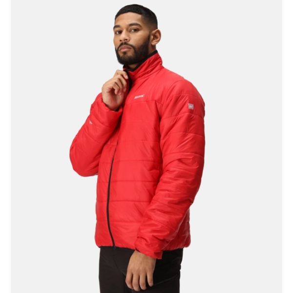 Regatta Freezeway III Mens Baffled/Quilted Jackets Danger Red AW23